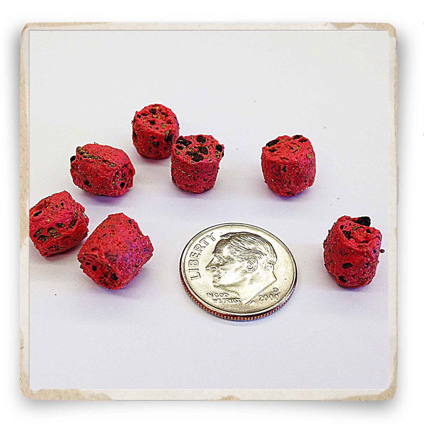 "Bright Pink" ARTIFICIAL FISH FOOD PELLET