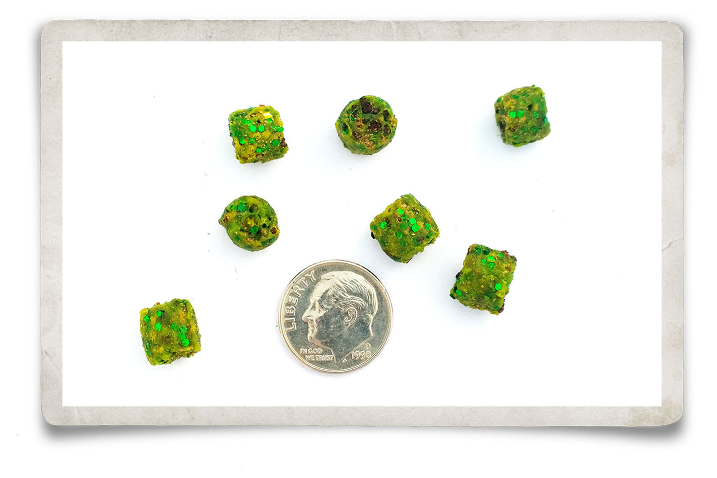 "Lightin' Bug" Chartreuse ARTIFICIAL FISH FOOD PELLET